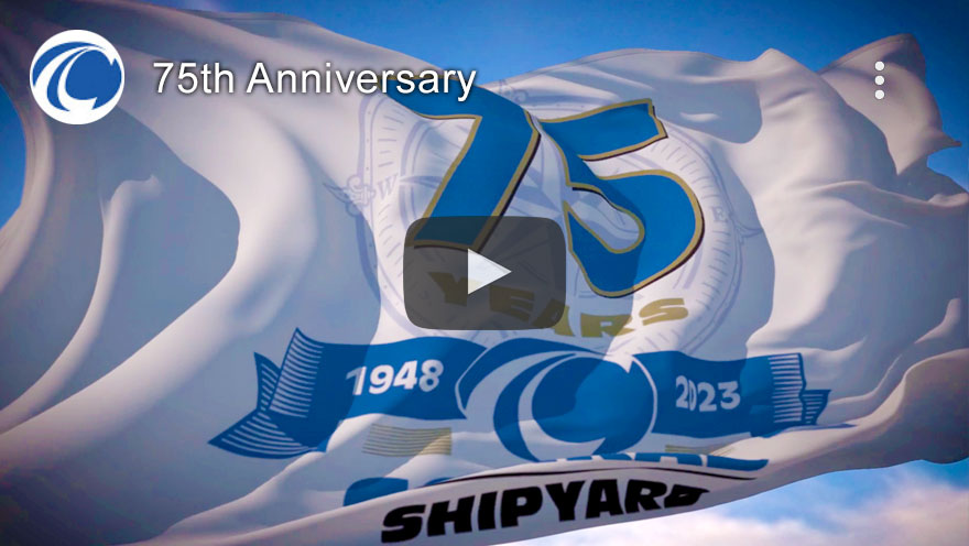 Conrad Shipyard's 75th Anniversary Video